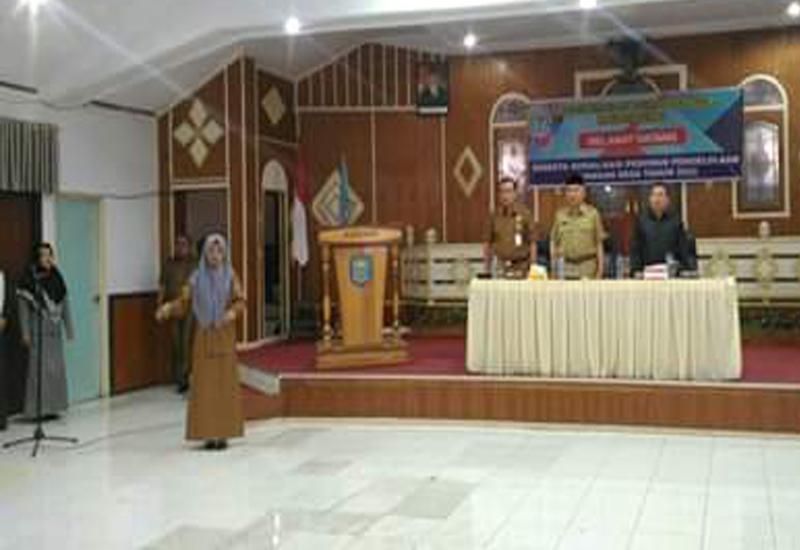 Bupati Adirozal Buka Sosialisasi Pedoman Pengelolaan Keuangan Desa Tahun 2020