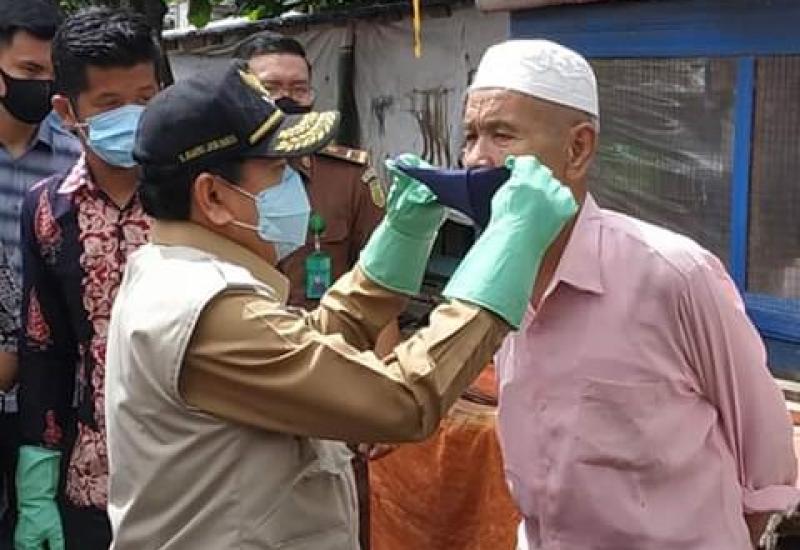 New Normal, Wako AJB Datangi Pasar Beri Contoh Penerapan Protokol Kesehatan