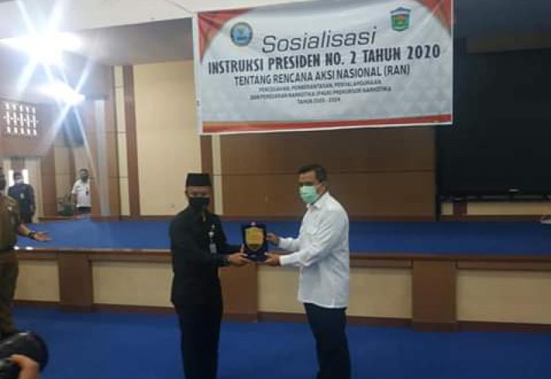 Sekda Alpian Terima Kunjungan Kepala BNNP Jambi 