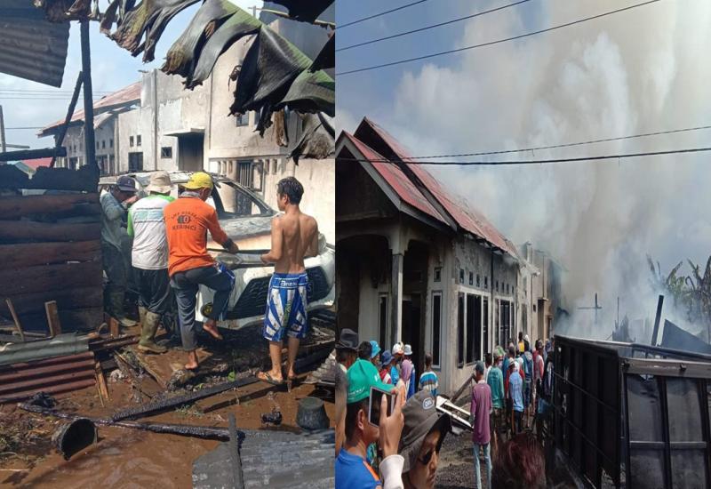 Sijago Merah Membara di Kayu Aro, Satu Keluarga Dilarikan Ke Rumah Sakit