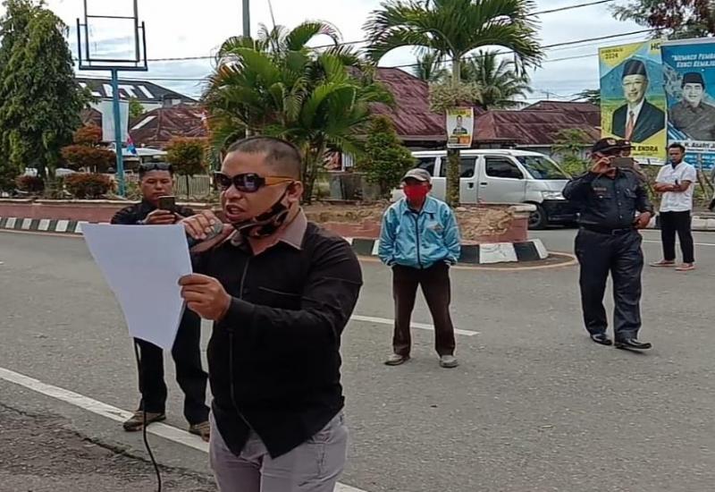 AMPI  Gelar Aksi Demo Ke DPRD Kerinci Terkait Dewan Main Proyek