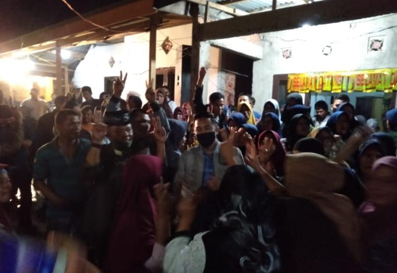 Fikar Azami Temui Relawan Dan Pendukung Di Posko Pemenangan