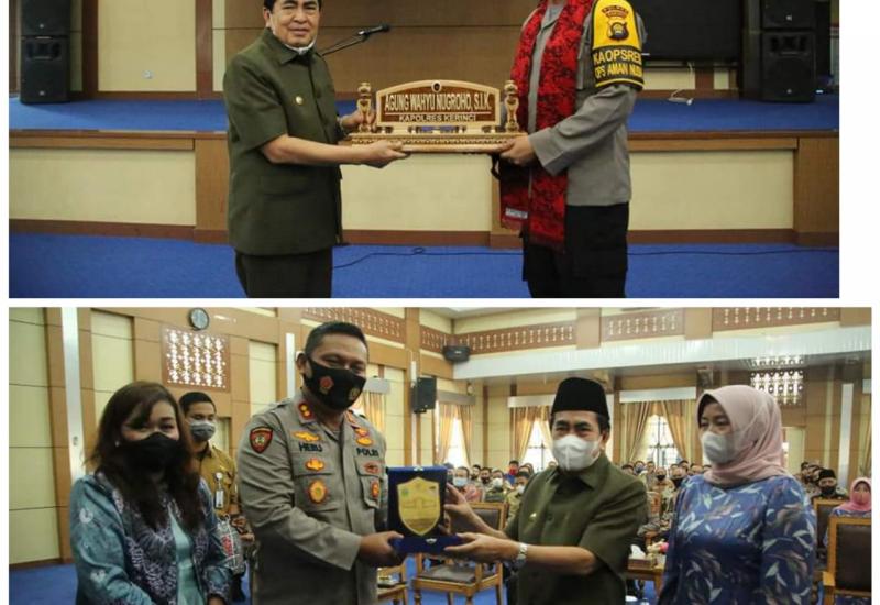 Pemkot Gelar Kenal Pamit Kapolres Kerinci
