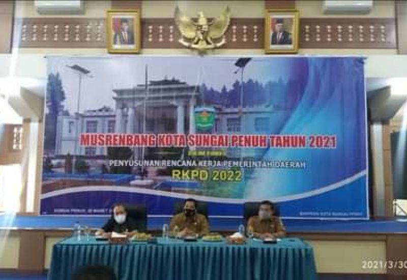 Pemkot Sungai Penuh Gelar Musrenbang 2021, Susun RKPD 2022