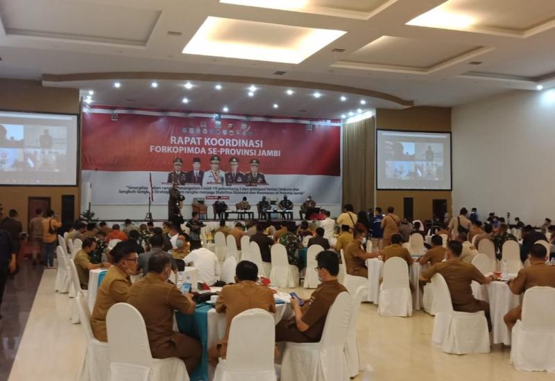 Rakor Forkopimda se-Provinsi Jambi, Kabupaten Bungo Jadi Tuan Rumah