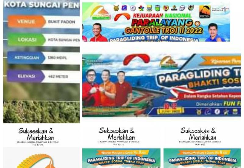 Kejuaraan Nasional Paralayang Akan Diselenggarakan Di Kota Sungai Penuh