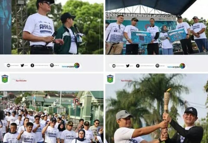 Dalam Rangka 25 Tahun Kementerian BUMN, Pemkot Sungai Penuh Adakan Jalan Sehat 