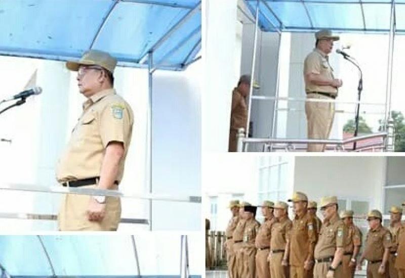 Sekda Kerinci Zainal Efendi Pimpin Apel Kerja Pemda Kabupaten Kerinci 