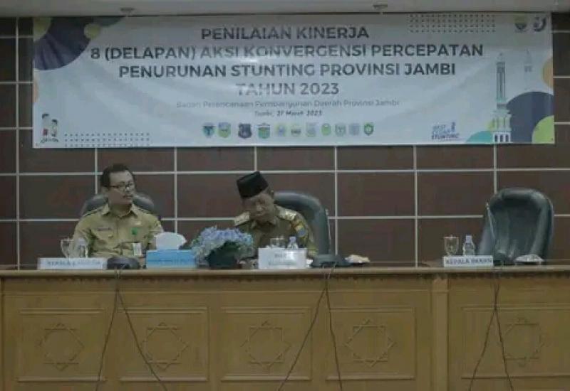 Wakil Bupati Kerinci Hadiri Penilaian Kinerja 8 Aksi Stunting
