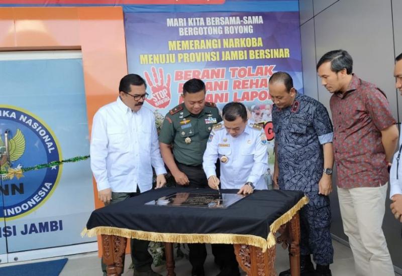 Sinergi Kuat Pemerintah dan BNN, Gubernur Al Haris Resmikan Gedung Baru BNN Provinsi Jambi