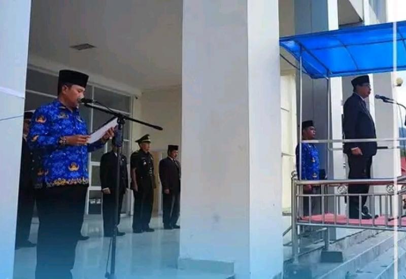 Pemkab Kerinci Laksanakan Upacara Peringatan Otonom Daerah Ke XXVII