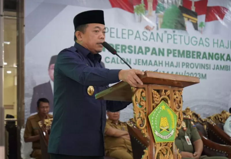 Gubernur Al Haris Berikan Pesan Kepada Petugas Haji Dari Tenaga Kesehatan
