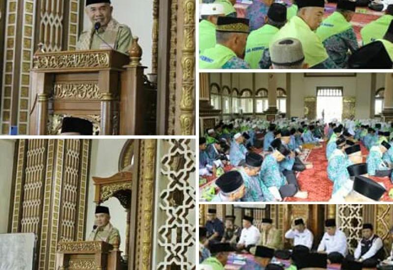 Bupati Adirozal Berikan Manasik Dan Melepas Keberangkatan 428 Jamaah Calon Haji Kerinci