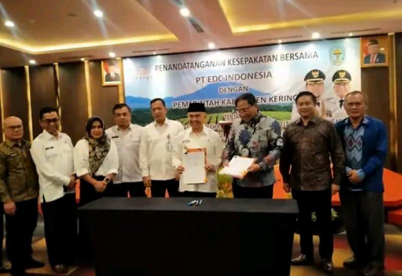Pemkab Kerinci Adakan Kesepakatan MoU Dengan PT EDC 