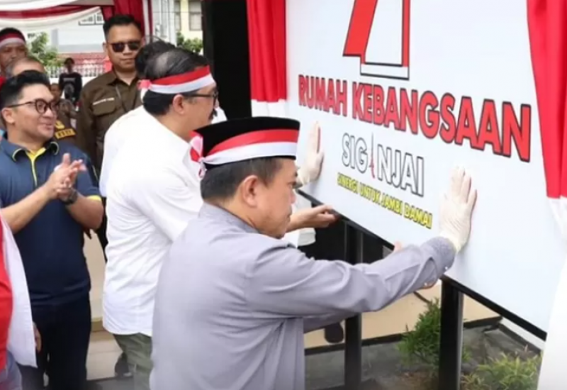 Al Haris Resmikan Rumah Kebangsaan Siginjai Bertepatan Dengan Hari Pancasila