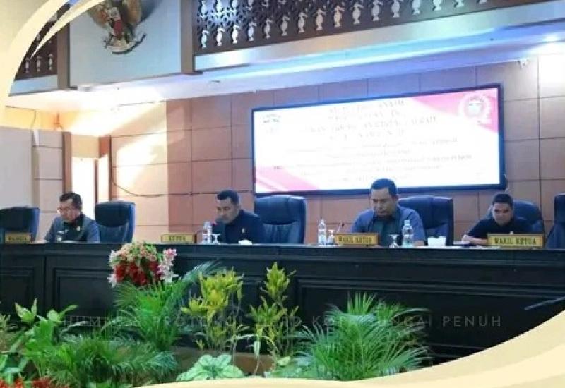 DPRD Sungai Penuh Gelar Paripurna Internal, Penyampaian Pergantian Wakil Ketua Periode 2019-2024