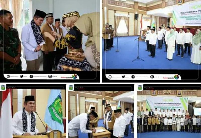 Wawako Antos Hadiri Pelantikan Dan Pengukuhan ICMI Kota Sungai Penuh