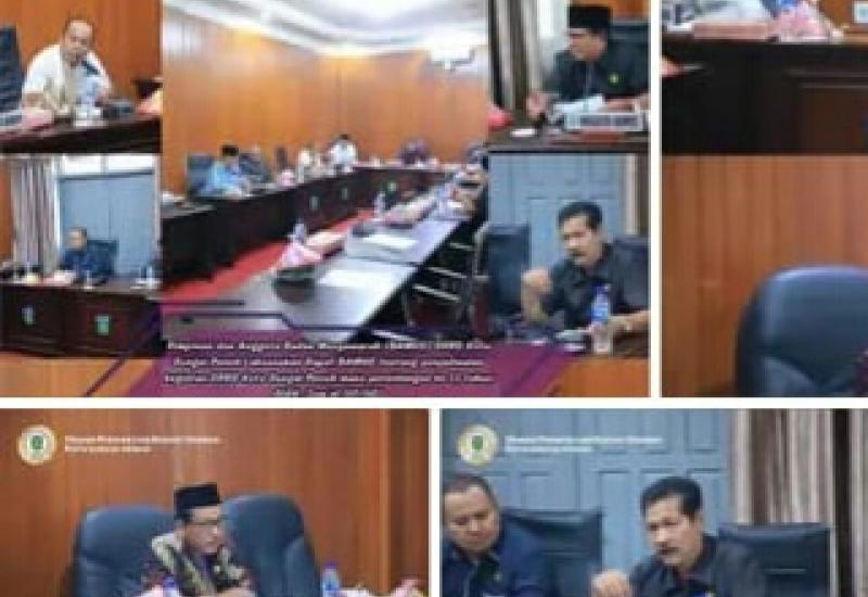 Bamus DPRD Sungai Penuh Lakukan Penjadwalan Kegiatan DPRD