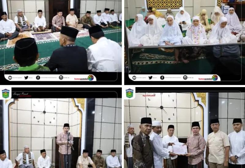 Bersama Masyarakat Sungai Ning, Wako Ahmadi Gelar Safari Ramadhan 