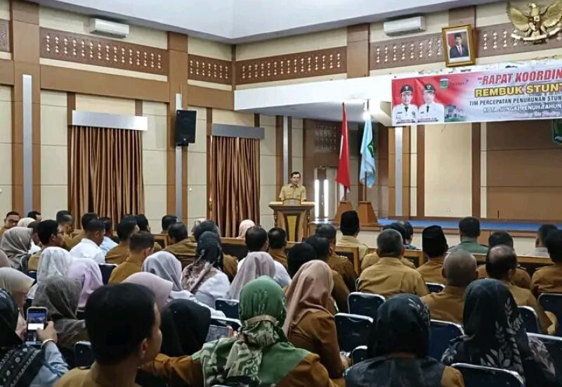 Pemkot Sungai Penuh Gelar Rakor Rembuk Stunting Tahun 2024
