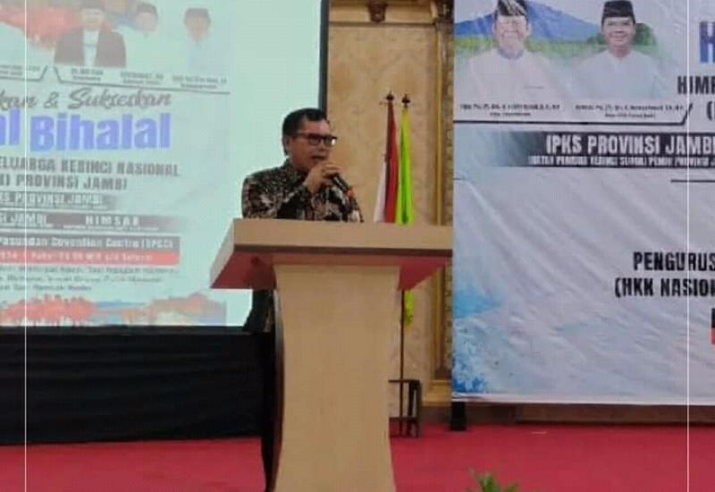 Wako Ahmadi Hadiri Halal BI Halal HKKN Provinsi Jambi