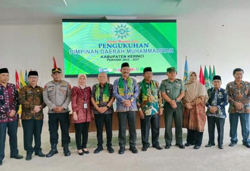 Ini Pesan Pj Bupati Kerinci  Asraf Saat Hadiri Pengukuhan  PDM