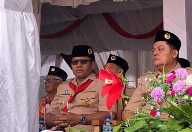 Pimpinan Sementara DPRD Sungai Penuh Ikuti Apel Besar Peringatan Hari Pramuka Ke -63 Se-Provinsi Jambi