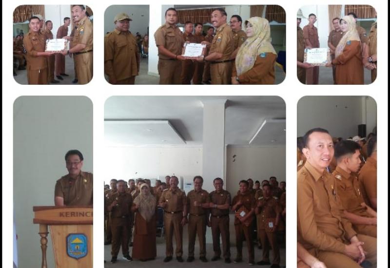 Melaui Inspektorat, Pemkab Kerinci Berikan Reward Kepada Kepala Desa Berprestasi