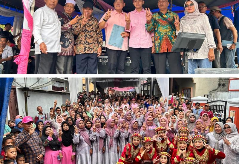 Tumpah Ruah, 4 Desa di Kecamatan Air hangat Timur Hadiri Kampanye HTK-Ezi 