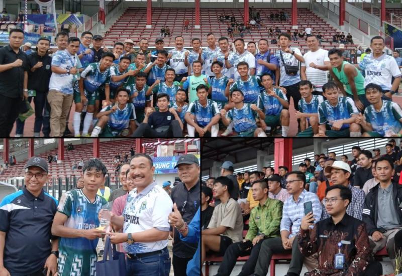 Hadir Langsung Ke Stadion, Pj Bupati Kerinci Dukung Perjuangan Tim Sepak Bola Bumi Sakti Alam Kerinci