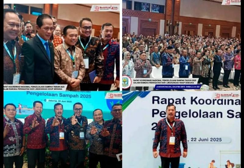 Hadiri Rakor Nasional Pengelolaan Sampah, Bupati Kerinci Monadi Komitmen Menuju Kelola Sampah 100%