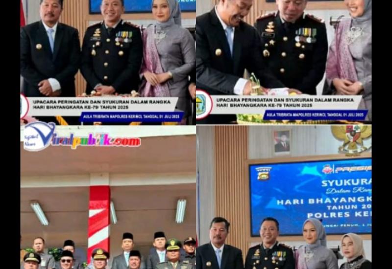 Bupati Kerinci Hadiri Upacara Sekaligus Syukuran Peringatan Hari Bhayangkara Bupati Kerinci Hadiri Upacara Sekaligus Syukuran Peringatan Hari Bhayangkara