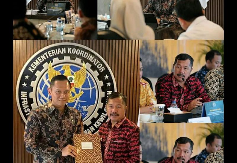 Bersama Gubernur Jambi, Bupati Kerinci Audensi dengan Kementerian Koordinator Bidang Infrastruktur Bersama Gubernur Jambi, Bupati Kerinci Audensi dengan Kementerian Koordinator Bidang Infrastruktur