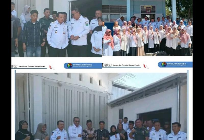 Wako Alfin Dampingi Gubernur Jambi Tinjau Dapur SPPG dan SMPN 8