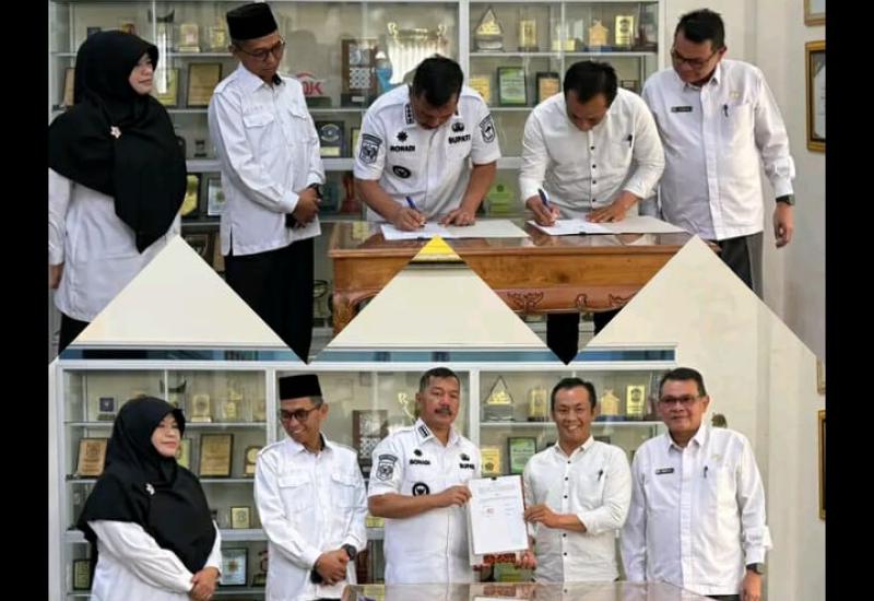 Bupati Kerinci MoU dengan ATAK Bupati Kerinci MoU dengan ATAK