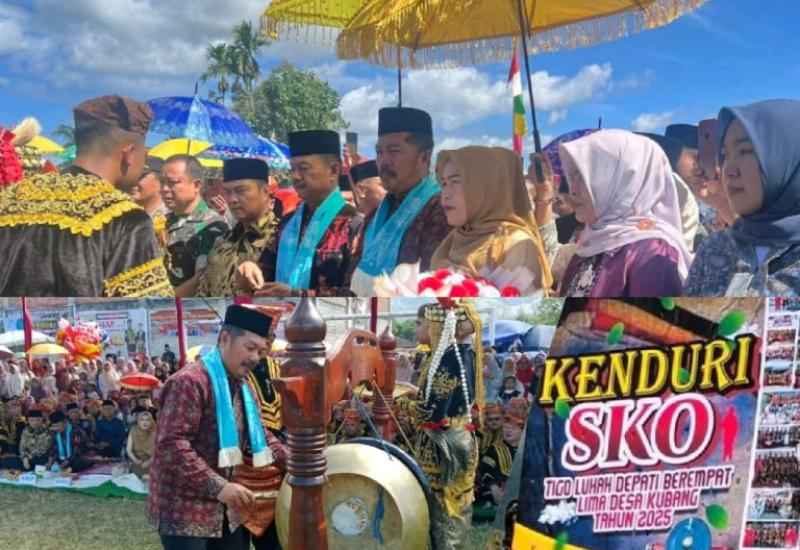 Meriah, Bupati Monadi dan Wakil Bupati Hadir langsung Kenduri Sko Lima Desa Kubang Meriah, Bupati Monadi dan Wakil Bupati Hadir langsung Kenduri Sko Lima Desa Kubang