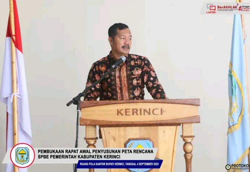 Hadiri Rapat Awal Penyusunan Peta Rencana SPBE, Ini Kata Bupati Hadiri Rapat Awal Penyusunan Peta Rencana SPBE, Ini Kata Bupati