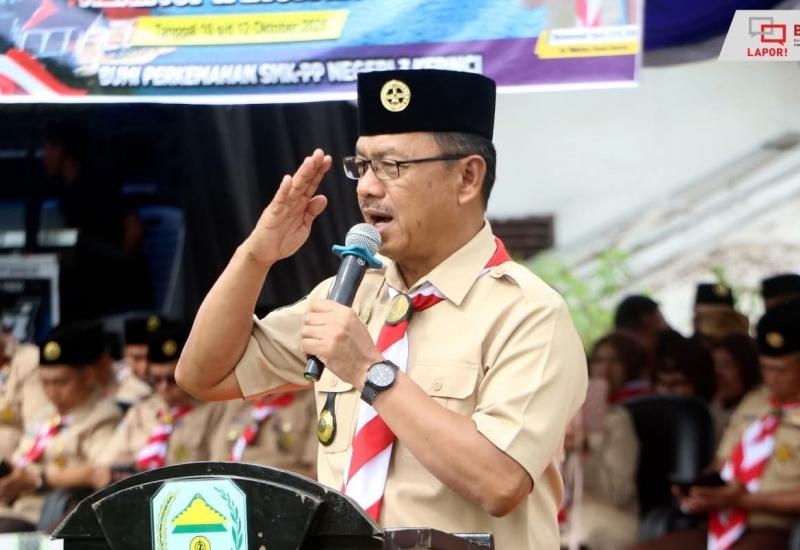 Wabup Kerinci H. Murison Buka Jambore Pramuka