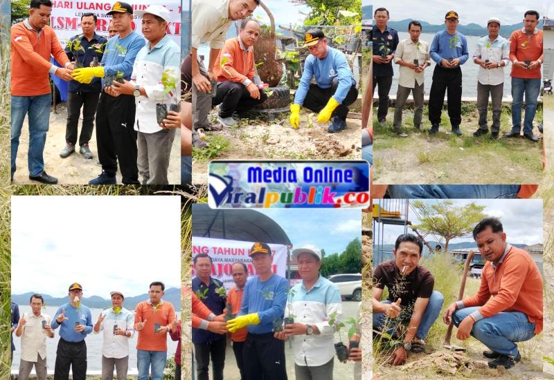 Penanaman Pohon Sepanjang Pantai Danau Koto Petai )leh LSM Brajo Sakti Sukses Dilaksanakan  Penanaman Pohon Sepanjang Pantai Danau Koto Petai )leh LSM Brajo Sakti Sukses Dilaksanakan