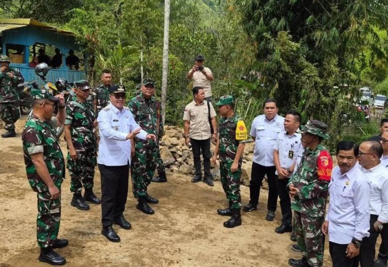 Peninjauan Tim Wasev Mabes TNI, Wako Alfin Apresiasi Kinerja TMMD Peninjauan Tim Wasev Mabes TNI, Wako Alfin Apresiasi Kinerja TMMD