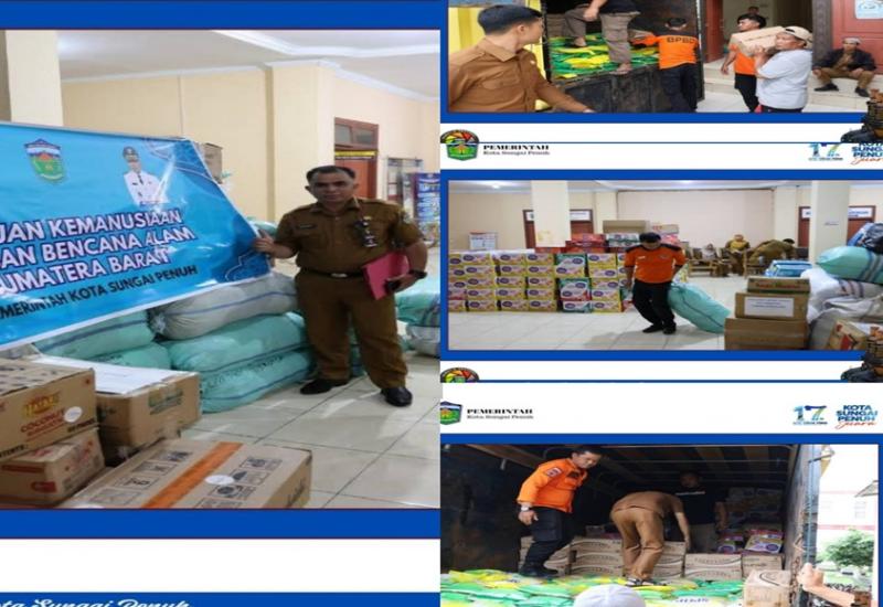 Pemkot Sungai Penuh Persiapkan Distribusikan Bantuan Kemanusiaan ke Sumbar