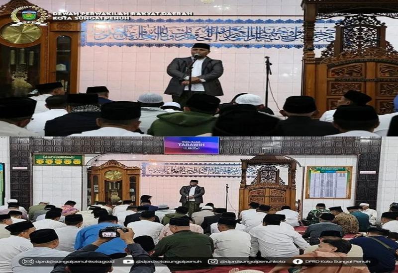 Wakil Ketua II DPRD Sungai Penuh, Emrizal Hadiri Safari Ramadhan Perdana 