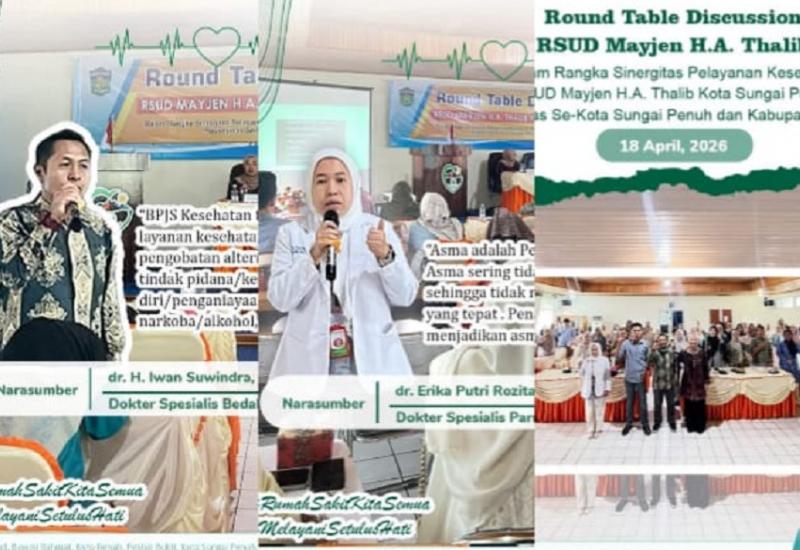 Round Table Discussion RSUD Mayjen H.A. Thalib Kota Sungai Penuh