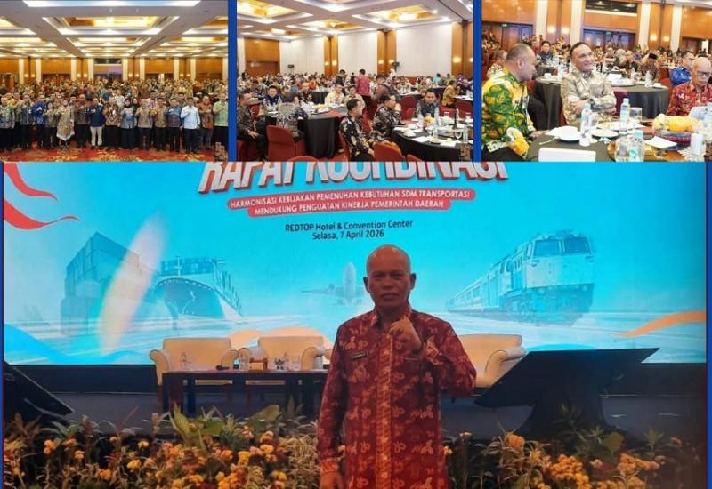 Wawako Azhar Hamzah Hadiri Rakornas SDM Perhubungan 2026 Di Jakarta