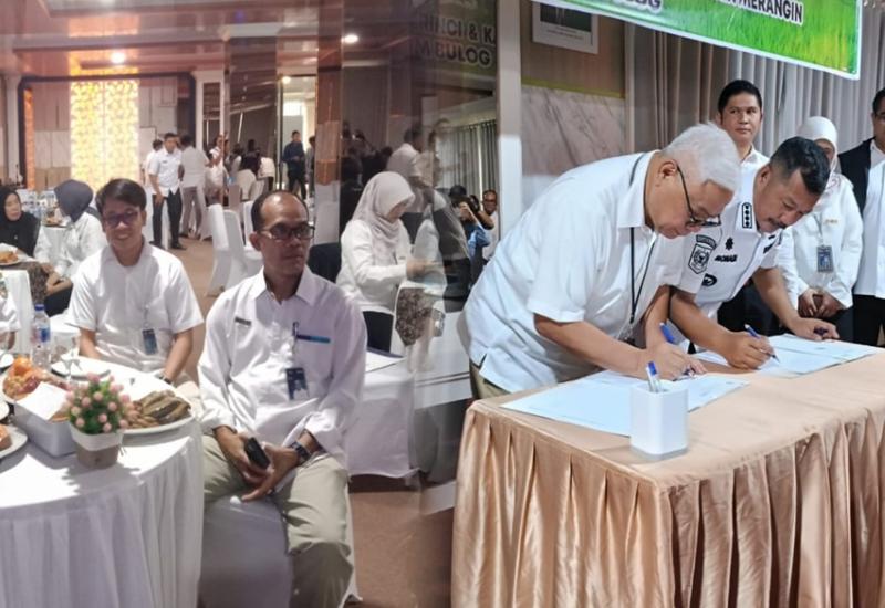 Bupati Monadi dan Pihak Bulog Sepakati NPHD Kerjasama Strategis