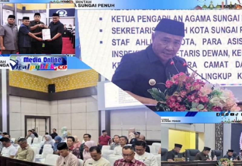 Sungai Penuh Kembali Raih WTP ke-14, Alfin Sampaikan Raperda Pertanggungjawaban APBD 2025