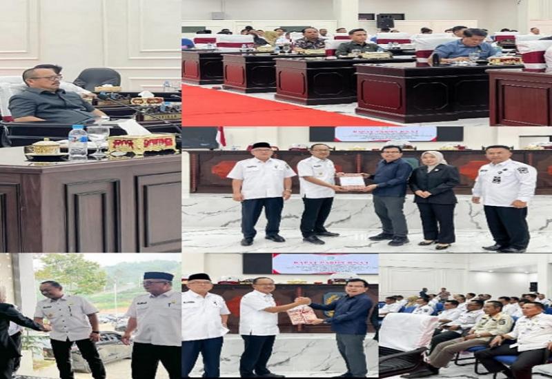 Wabub Murison Serahkan KUA-PPAS 2027 dan Tiga Ranperda Baru dalam Rapat Paripurna DPRD Kerinci