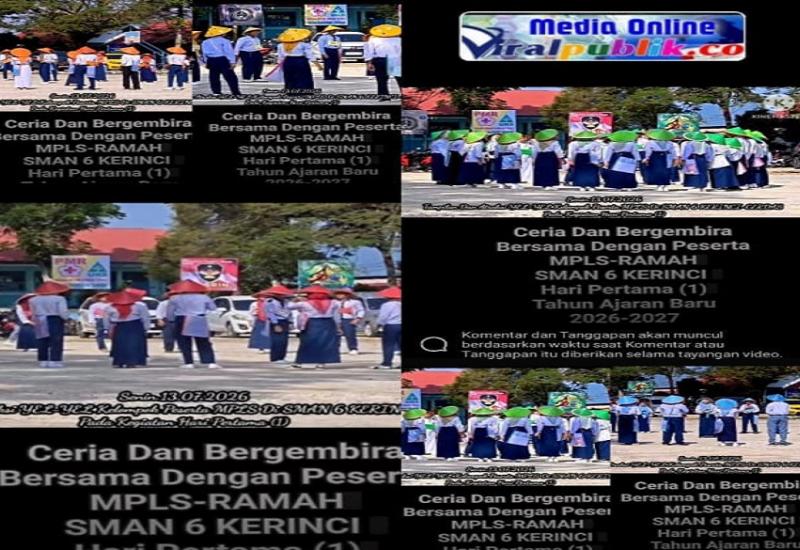 SMA Negeri 6 Kerinci Sukses Gelar MPLS Ramah 2026: Sambut Siswa Baru Tanpa Perpeloncoan