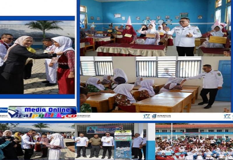 Wako Alfin Pantau Langsung MPLS dan Serahkan Seragam Gratis untuk Siswa Baru