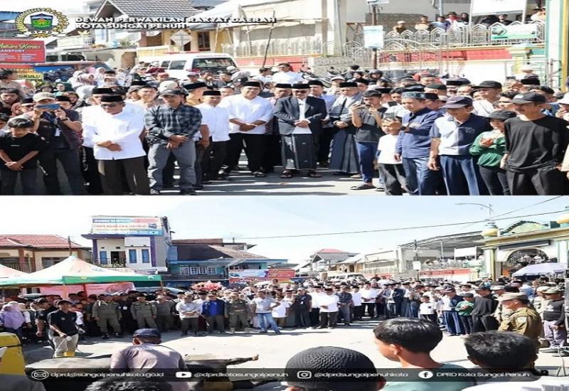 Pimpinan DPRD Sungai Penuh Hadiri Penyerahan Sapi Kurban 800 Kg dari Presiden Prabowo